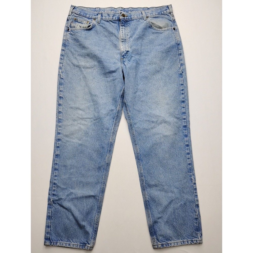 Carhartt B18 STW Mens Straight Traditional Fit Jeans‎ Stonewash Blue 42x32